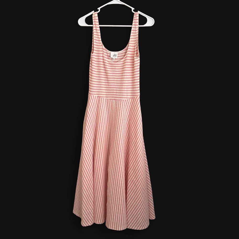 Dra-los-angeles Women's Pink and White Dress